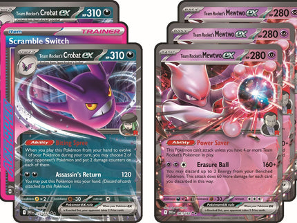 P-EN Team Rockets Mewtwo ex League Battle Deck