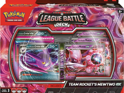 P-EN Team Rockets Mewtwo ex League Battle Deck