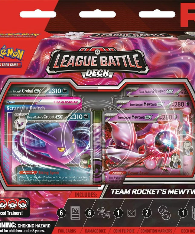 P-EN Team Rockets Mewtwo ex League Battle Deck