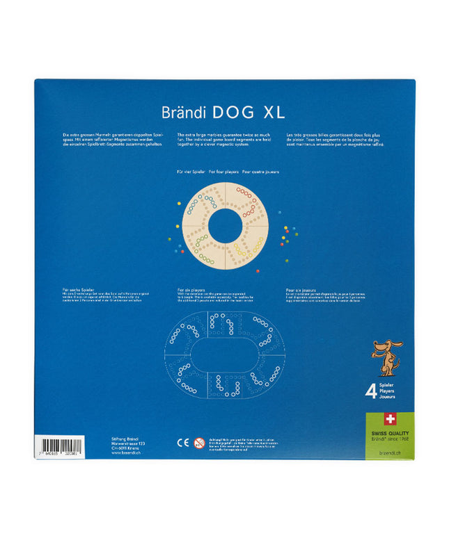 Brändi Dog – XL 4er – Das Kultspiel eine Nummer grösser
