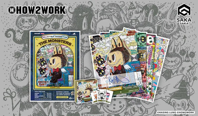 How2Work Labubu - Collectible Trading Cards The Monsters Series 3 - English