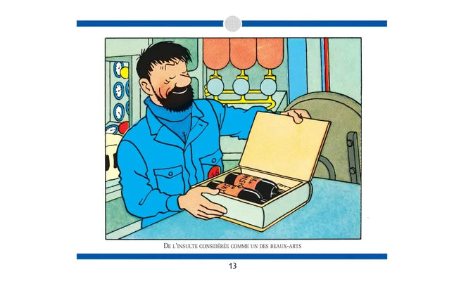 Tim und Struppi - L'Intégrale des jurons du Capitaine Haddock: Le Haddock illustré - livre d'occasion