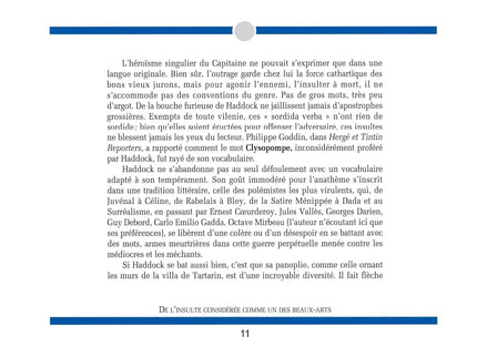 Tim und Struppi - L'Intégrale des jurons du Capitaine Haddock: Le Haddock illustré - livre d'occasion