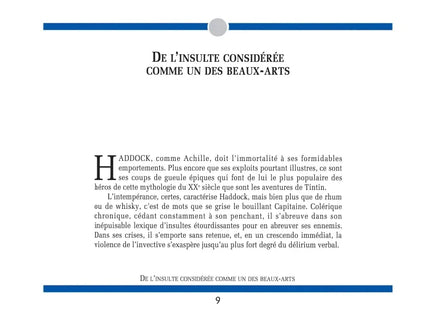 Tim und Struppi - L'Intégrale des jurons du Capitaine Haddock: Le Haddock illustré - livre d'occasion