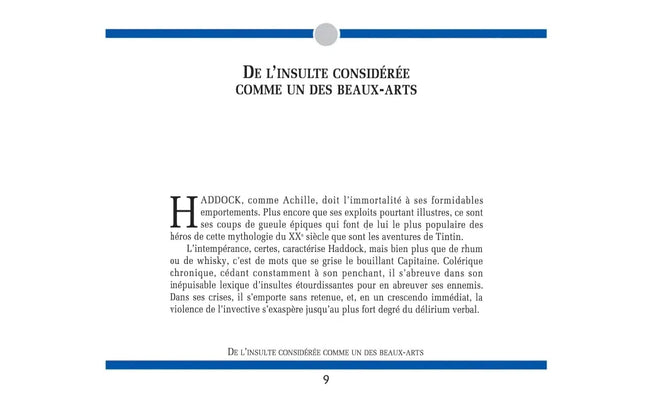 Tim und Struppi - L'Intégrale des jurons du Capitaine Haddock: Le Haddock illustré - livre d'occasion