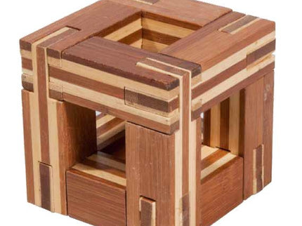 IQ-Test Bambus-Knobelspiel – Magic Frame, Schwierigkeitsgrad 3 - 3D Puzzle