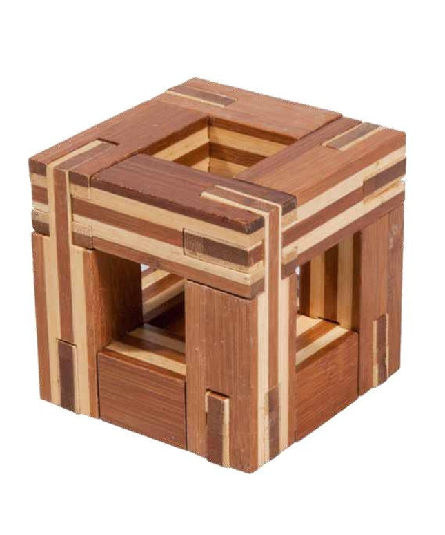 IQ-Test Bambus-Knobelspiel – Magic Frame, Schwierigkeitsgrad 3 - 3D Puzzle