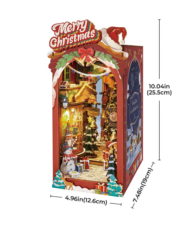 Rolife TGC06 - Christmas Street - Book Nook - 3D Holzpuzzle