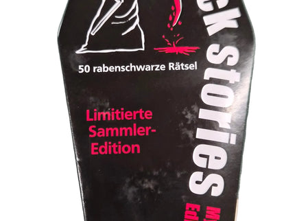 Black Stories Mystery Edition Limited - 50 rabenschwarze Rätsel