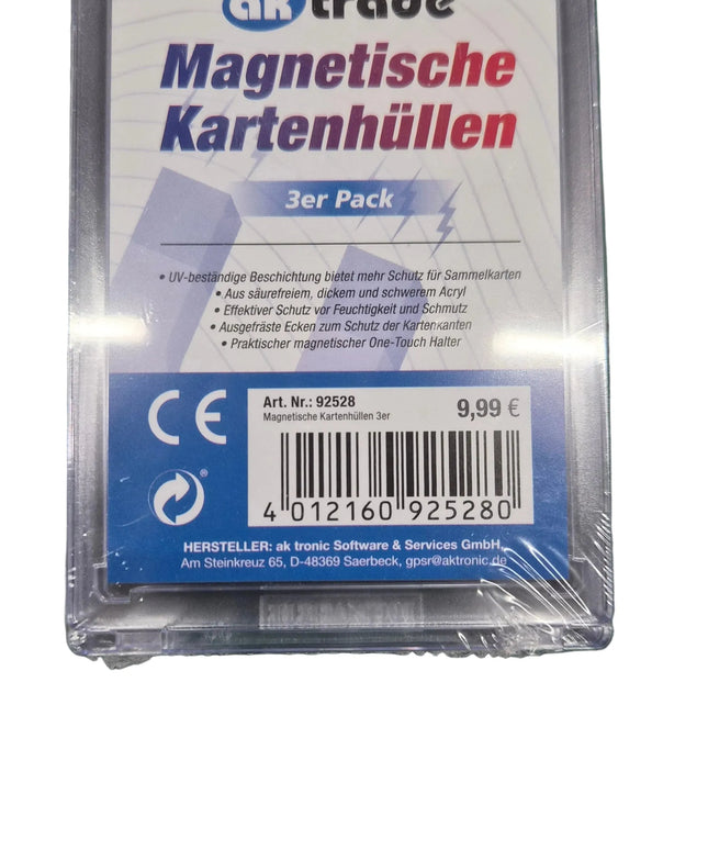 AK trade - Magnetische Kartenhüllen 3er Pack