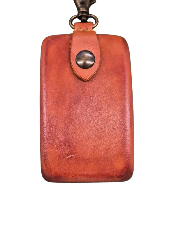 Lederbörse Kaliber 15mm mit Karabiner - Anhänger