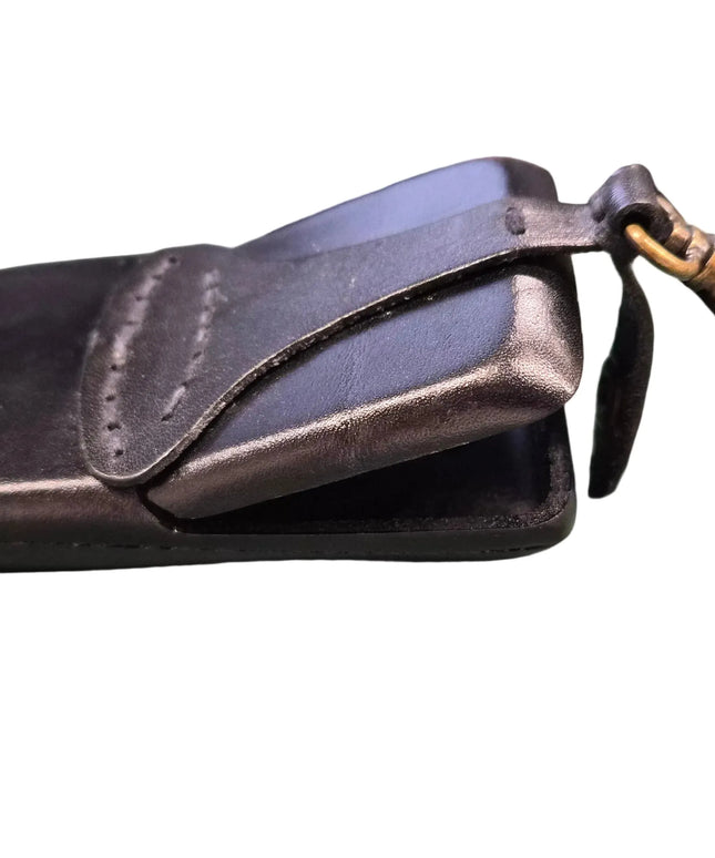 Lederbörse Kaliber 15mm mit Karabiner - Anhänger