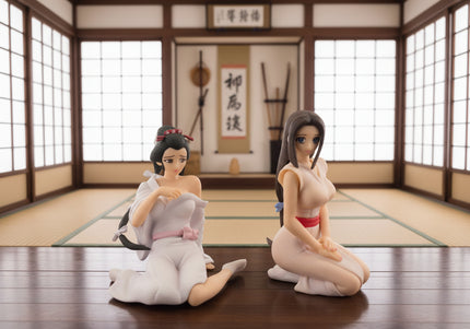 Seltenes Millennium DGP Tenzen Geisha Komplettset 5 Figuren Japan Gashapon Sammler RAR