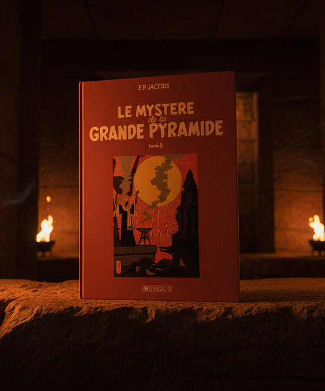 Blake et Mortimer – Le Mystère de la Grande Pyramide | Tirage de Tête / Tirage de Luxe 1987 – Diptychon complet  – Édition numérotée de collection