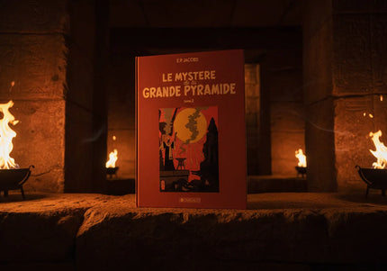 Blake et Mortimer – Le Mystère de la Grande Pyramide | Tirage de Tête / Tirage de Luxe 1987 – Diptychon complet  – Édition numérotée de collection
