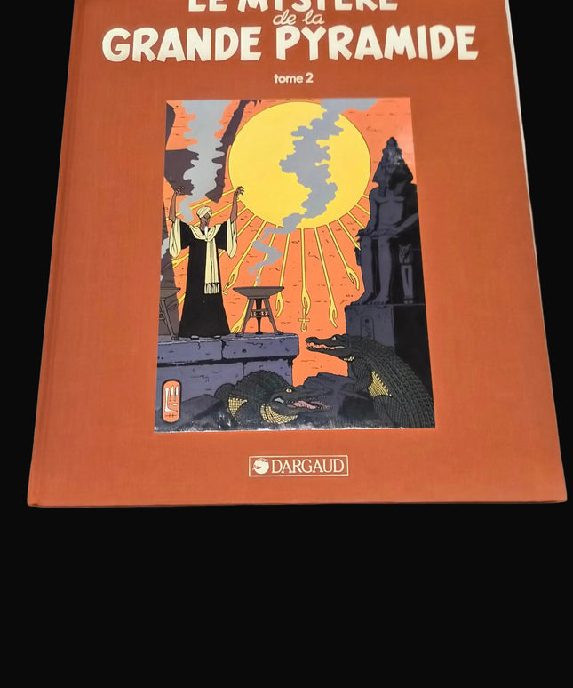 Blake et Mortimer – Le Mystère de la Grande Pyramide | Tirage de Tête / Tirage de Luxe 1987 – Diptychon complet  – Édition numérotée de collection