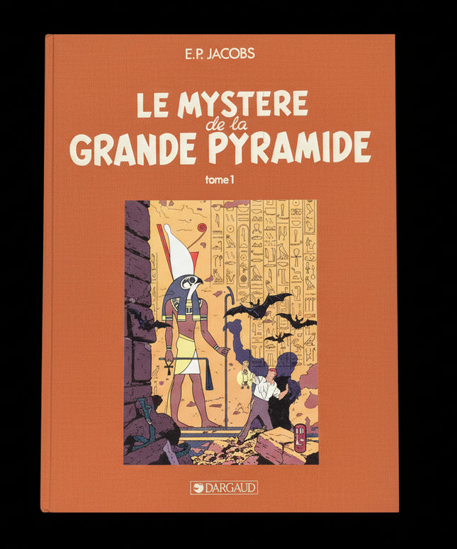 Blake et Mortimer – Le Mystère de la Grande Pyramide | Tirage de Tête / Tirage de Luxe 1987 – Diptychon complet  – Édition numérotée de collection