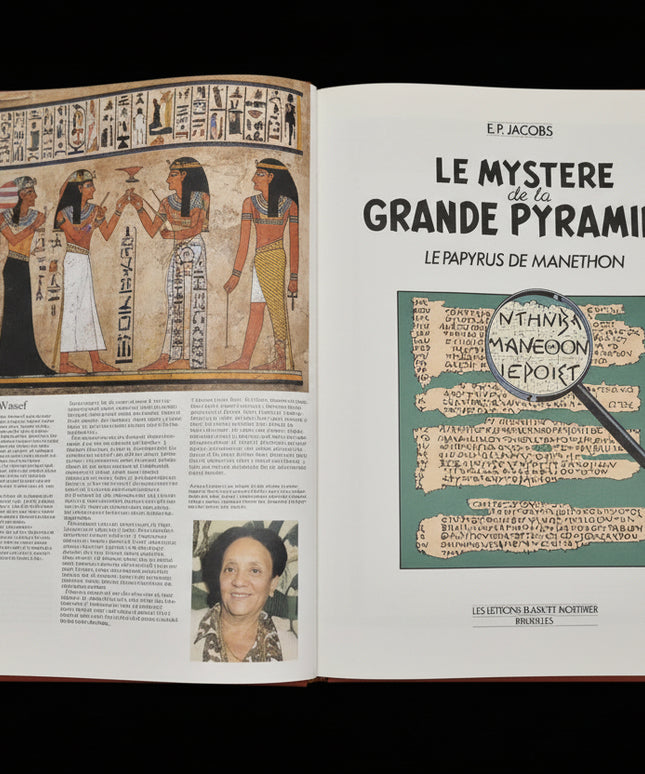Blake et Mortimer – Le Mystère de la Grande Pyramide | Tirage de Tête / Tirage de Luxe 1987 – Diptychon complet  – Édition numérotée de collection