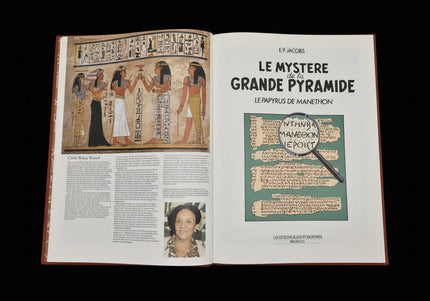 Blake et Mortimer – Le Mystère de la Grande Pyramide | Tirage de Tête / Tirage de Luxe 1987 – Diptychon complet  – Édition numérotée de collection