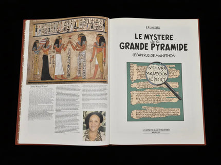 Blake et Mortimer – Le Mystère de la Grande Pyramide | Tirage de Tête / Tirage de Luxe 1987 – Diptychon complet  – Édition numérotée de collection