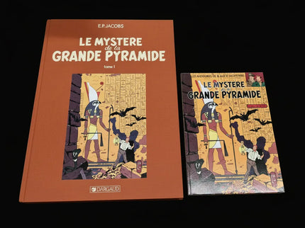 Blake et Mortimer – Le Mystère de la Grande Pyramide | Tirage de Tête / Tirage de Luxe 1987 – Diptychon complet  – Édition numérotée de collection