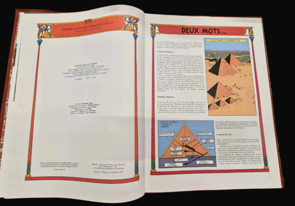 Blake et Mortimer – Le Mystère de la Grande Pyramide | Tirage de Tête / Tirage de Luxe 1987 – Diptychon complet  – Édition numérotée de collection