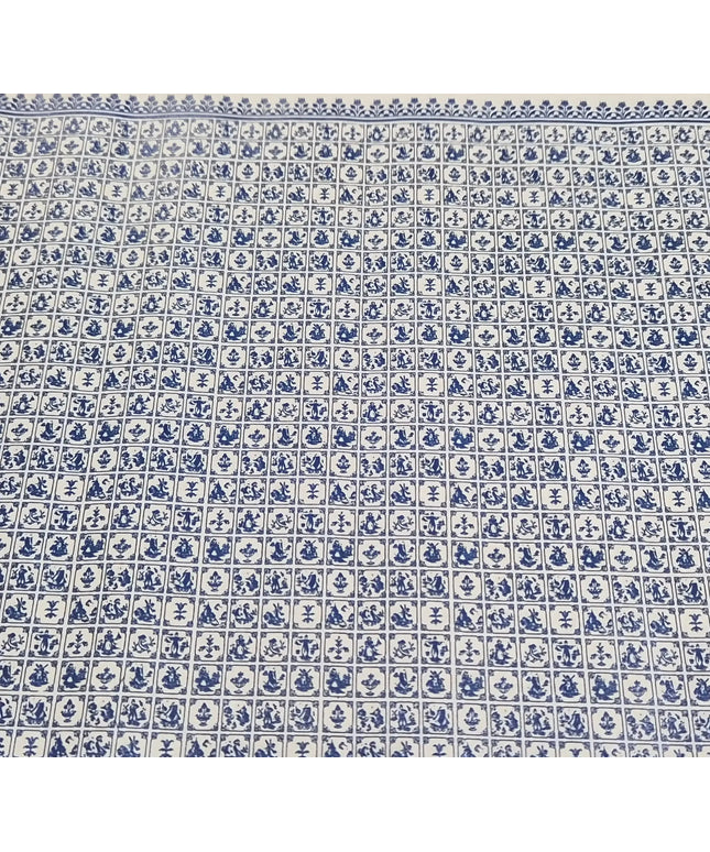Puppenhaus-Tapete „Blue Dutch Tile“ – Jacksons Miniatures