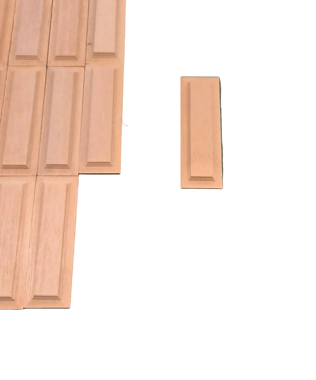 Puppenstuben-Wand Zierpaneele – Klassische Wandvertäfelung im Maßstab 1:12