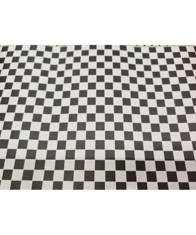 Puppenstuben-Boden "Marmor" Tiles Black and White