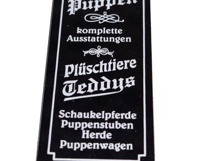 Diverse Geschäftsschilder für Puppenhaus 1:12