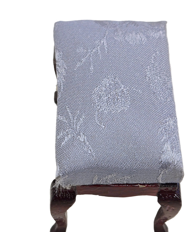 Gepolsteter Hocker 1:12  Puppenhaus  Zubehör