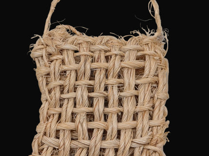 Einkaufstasche aus Rattan Puppenhaus Zubehör 1:12
