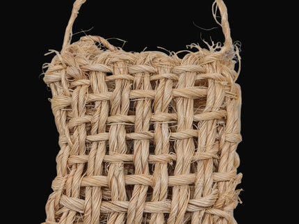 Einkaufstasche aus Rattan Puppenhaus Zubehör 1:12