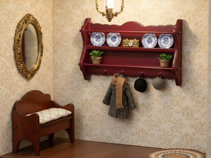 Garderobe 1:12  Puppenhaus  Zubehör