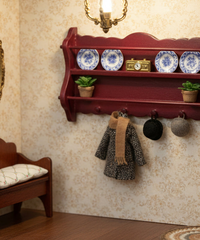 Garderobe 1:12  Puppenhaus  Zubehör