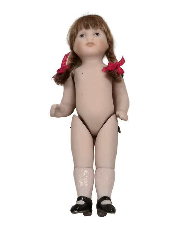 Miniaturpuppe aus Porzellan 1:12