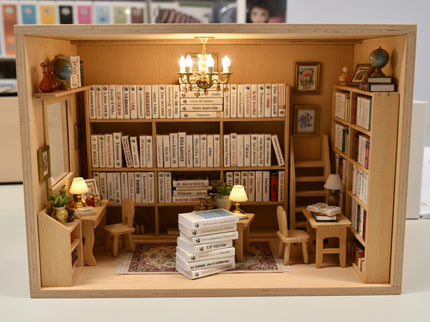 Bücher für Bibliothek Puppenhaus Zubehör 1:12