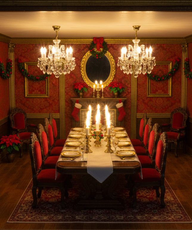 Kerzenständer für Puppenhaus 1:12