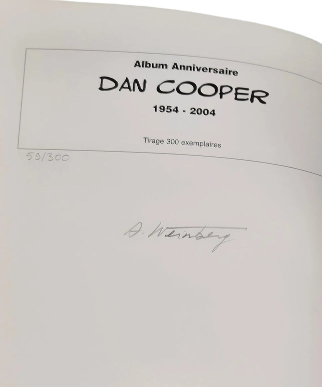 Dan Cooper "Le Triangle Bleu" Album Anniversaire Tirage 59/300 ex