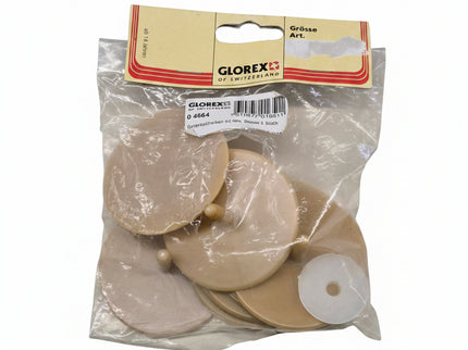 Glorex Teddybär Gelenkscheiben 65mm – 5er Pack