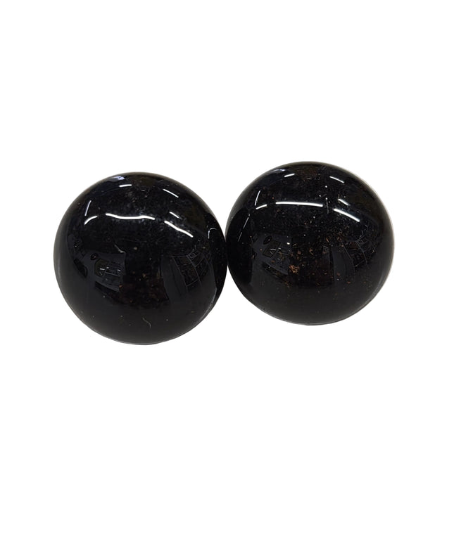 Teddybär Glasaugen Paar 14mm Schwarz