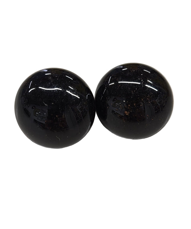 Teddybär Glasaugen Paar 10mm Schwarz