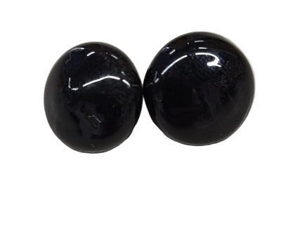 Teddybär Glasaugen Paar 12mm Schwarz