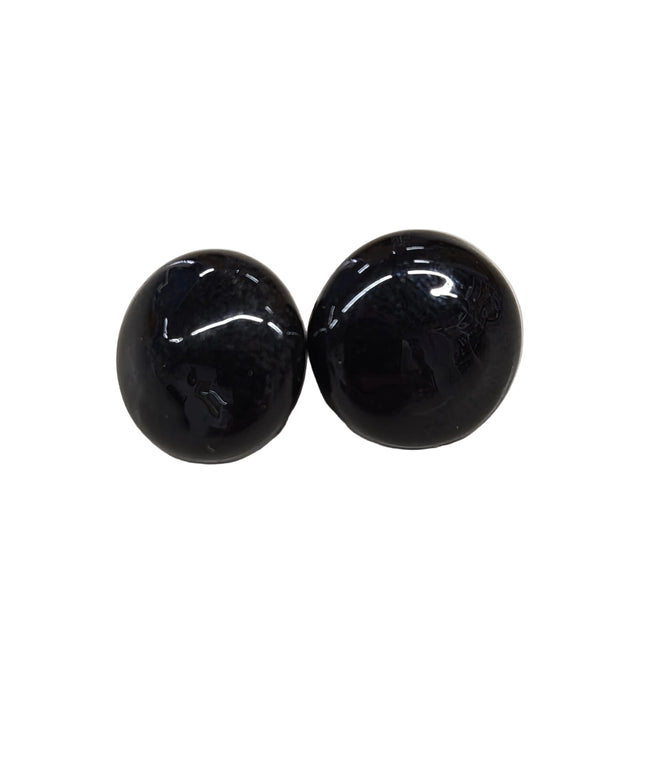 Teddybär Glasaugen Paar 12mm Schwarz