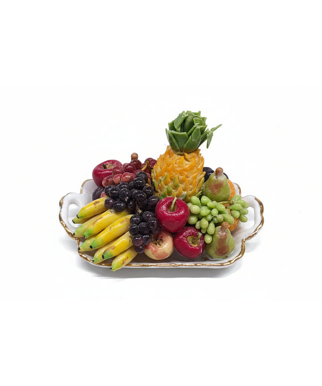 Obst Platte 1:12  Puppenhaus  Zubehör