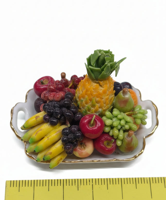 Obst Platte 1:12  Puppenhaus  Zubehör