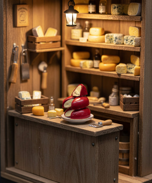 Edamer Käse 1:12  Puppenhaus  Zubehör