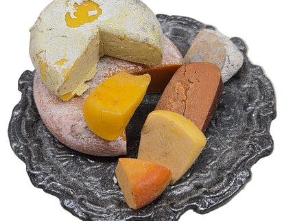 Assortierte Käseplatte 1:12 Puppenhaus  Zubehör