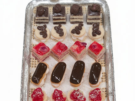 Exklusive Sahnetorten und Desserts 1:12 Puppenhaus Zubehör