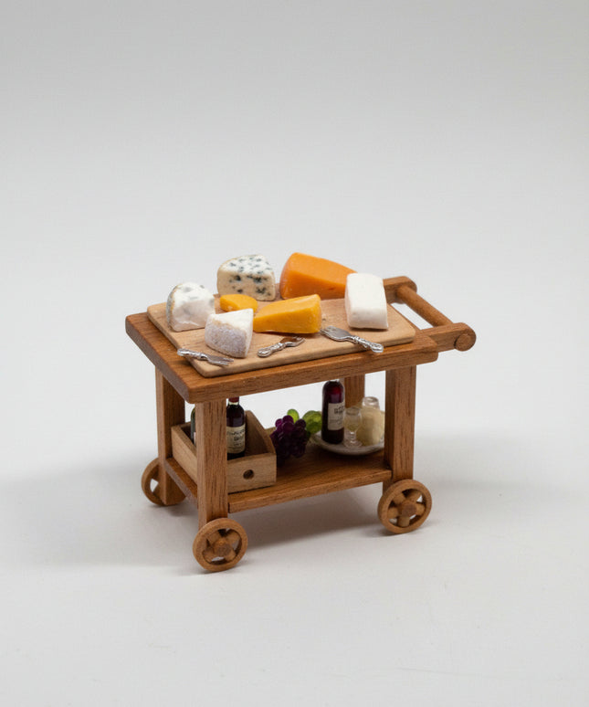 Assortierte Käseplatte 1:12 Puppenhaus  Zubehör